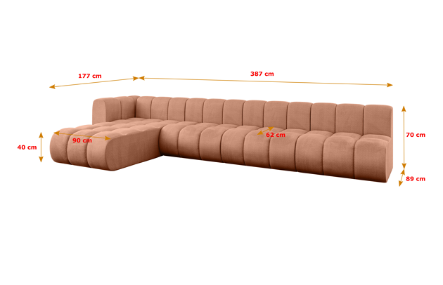 Ecksofa Darnel-L3 - 4