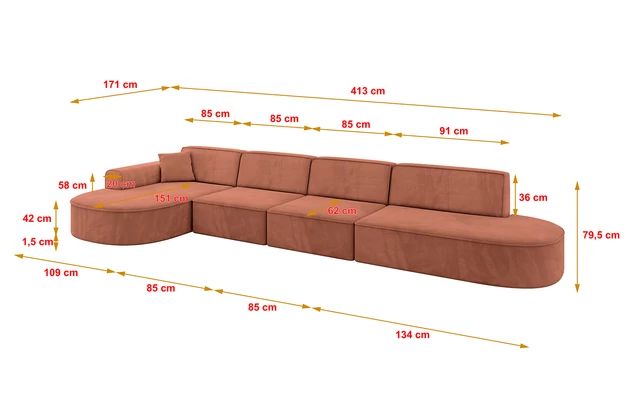 Ecksofa MARI-L3 - 4