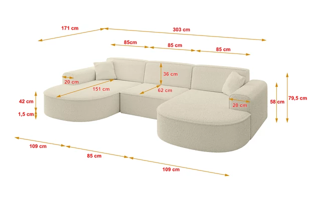 Wohnlandschaft MARI-U1 - 4