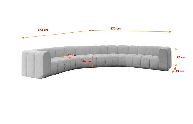 Wohnlandschaft Lazro-U1 - 5