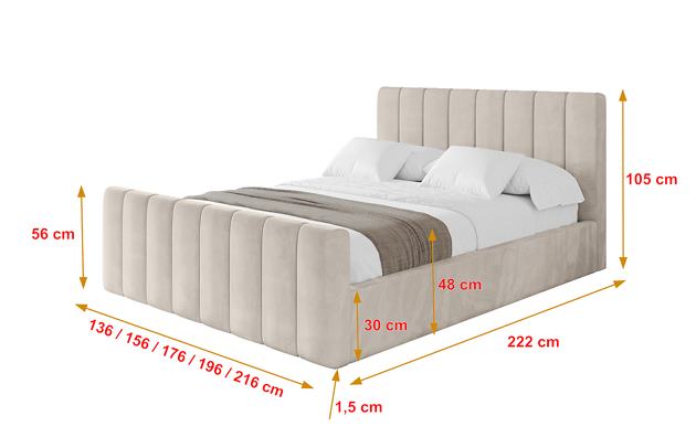 Polsterbett STERA-Z - 3