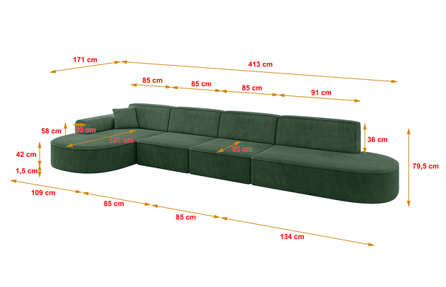 Ecksofa MARI-L3 - 4