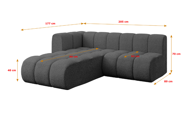 Ecksofa Darnel-L1 - 5