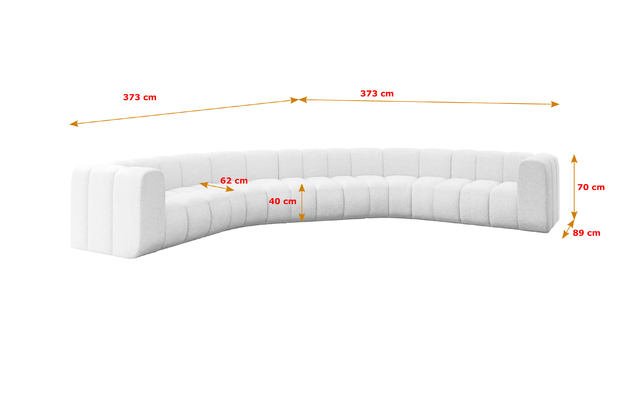 Wohnlandschaft Lazro-U1 - 5