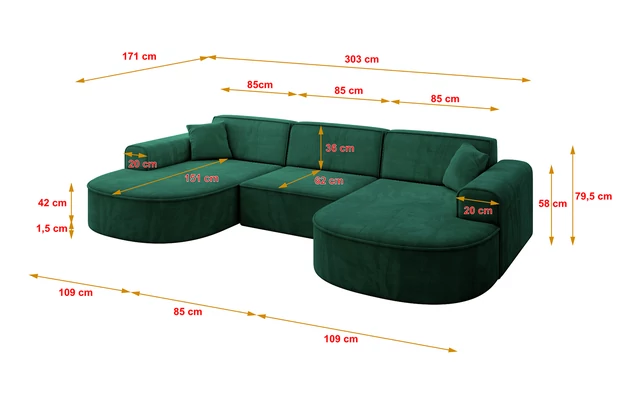 Wohnlandschaft MARI-U1 - 4
