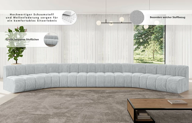 Wohnlandschaft Montra-U2 - 6