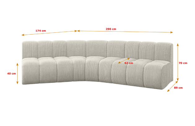 Ecksofa Montra-L1 - 5