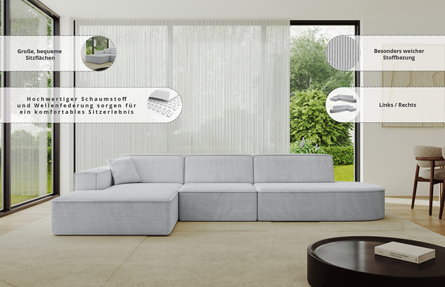 Ecksofa IREA-L2-v4 - 6