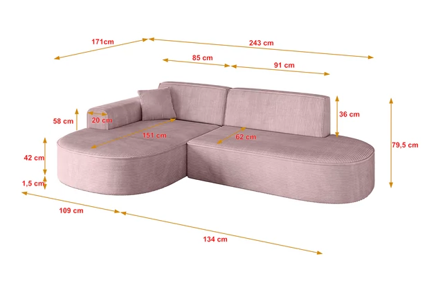 Ecksofa MARI-L1 - 4