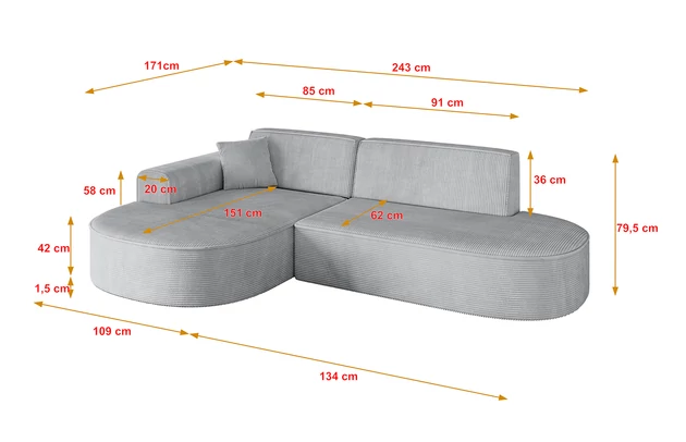 Ecksofa MARI-L1 - 4