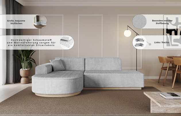 Ecksofa ARRIO-L1 - 6