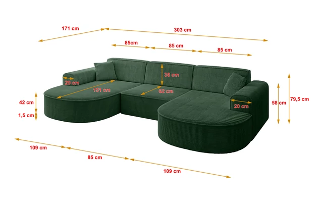 Wohnlandschaft MARI-U1 - 4