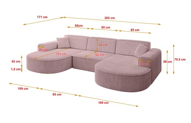 Wohnlandschaft MARI-U1 - 4