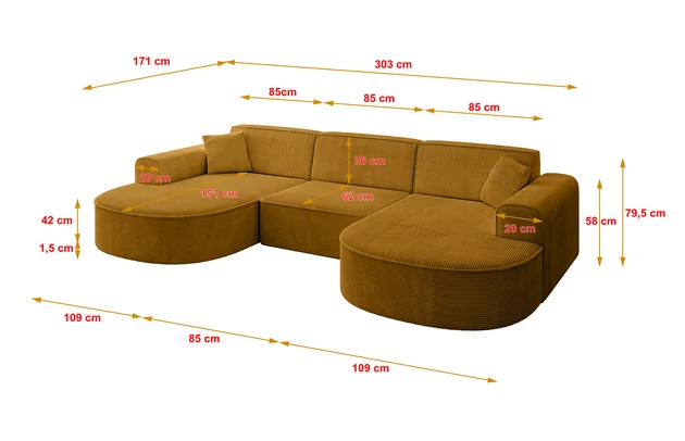 Wohnlandschaft MARI-U1 - 4
