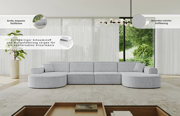 Wohnlandschaft MARI-U2 - 6