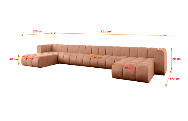 Wohnlandschaft Joren-U3 - 4
