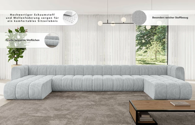 Wohnlandschaft Joren-U3 - 6