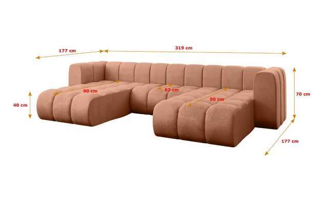 Wohnlandschaft Joren-U1 - 5