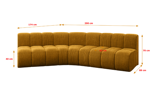 Ecksofa Montra-L1 - 5