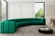 Bezug: Samt, Farbe: Dunkelgrün - Monolith 37, Stellvariante: U-Form, Stoffbeschreibung: MONOLITH: Wasserabweisender und leicht zu reinigender Möbelstoff, scheuerfest (100.000 Martindale-Zyklen) lichtecht (5) und pillingarm (4-5), aus 100 % PES, Gewicht 330 g/m2 ±5 %, Materialzusammensetzung: 100% Polyseter, Pilling Resistenz: 4, Abriebfestigkeit: 5, Scheuerbeständigkeit: 100000 Martindale-Zyklen, Zimmer: Wohnzimmer, Tiefe: 373 cm, Breite: 373 cm, Höhe: 70 cm, Anzahl der Sitzflächen: 7, Sitzfüllung: Wellenfeder, Art der Rückenkissen: Rückenlehne - feste, Tiefe der Sitzfläche: 62 cm, Sitzhöhe: 40 cm, Schlaffunktion: Ohne Schlaffunktion - 1
