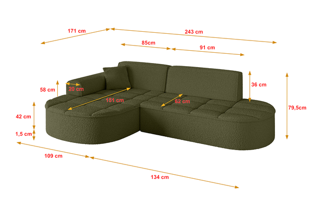 Ecksofa TARO-L1 - 4