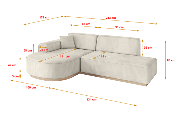 Ecksofa ARRIO-L1 - 4