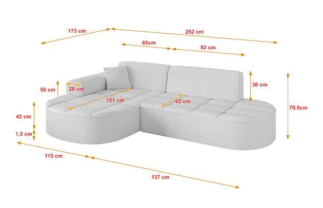 Ecksofa LIVO-L1 - 4
