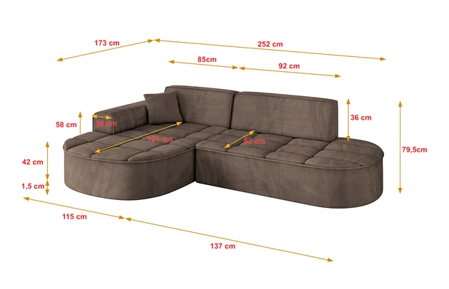 Ecksofa LIVO-L1 - 4