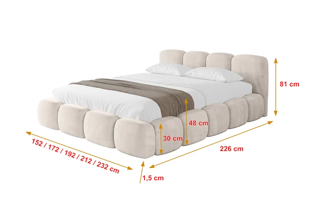 Polsterbett KALA-v1 - 4