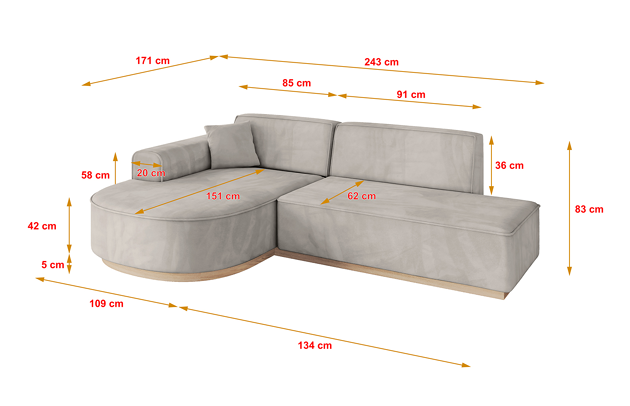 Ecksofa ARRIO-L1 - 4
