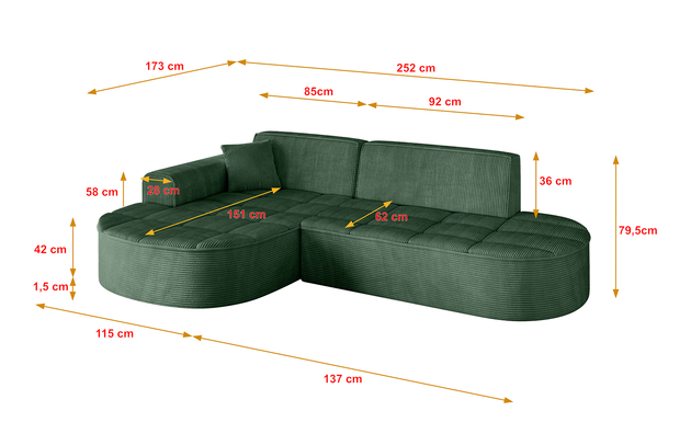 Ecksofa LIVO-L1 - 4