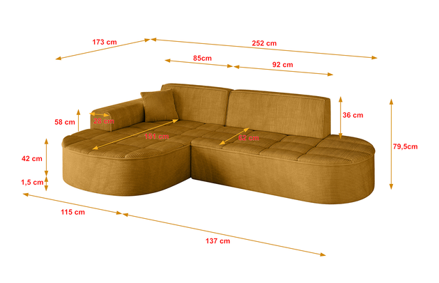 Ecksofa LIVO-L1 - 4