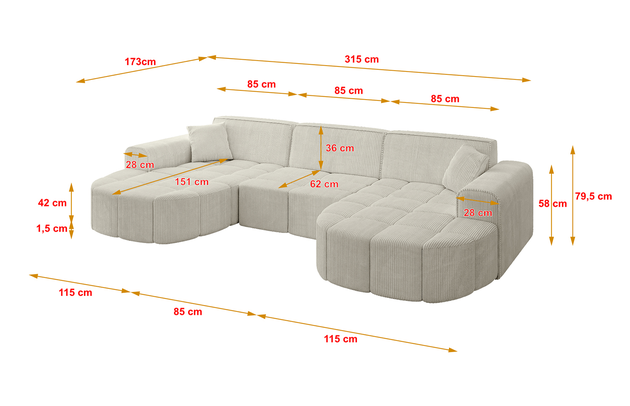 Wohnlandschaft LIVO-U1 - 4