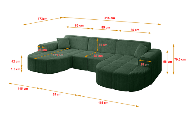Wohnlandschaft LIVO-U1 - 4