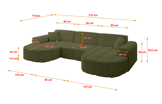 Wohnlandschaft LIVO-U1 - 4
