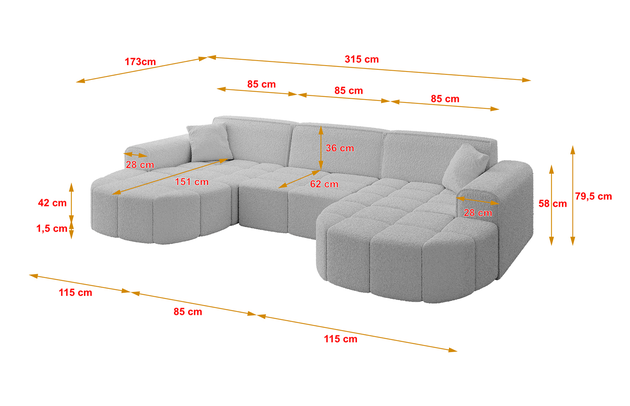 Wohnlandschaft LIVO-U1 - 4
