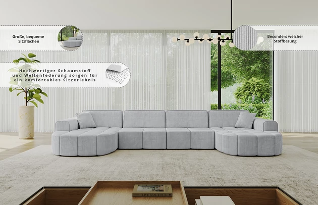 Wohnlandschaft LIVO-U2 - 6