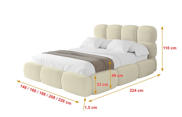 Polsterbett NOMA - 4