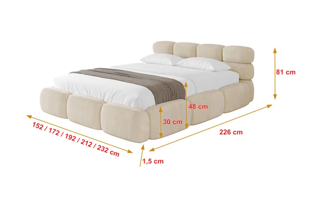 Polsterbett NOMA-v1 - 4