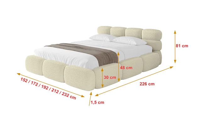 Polsterbett NOMA-v1 - 4