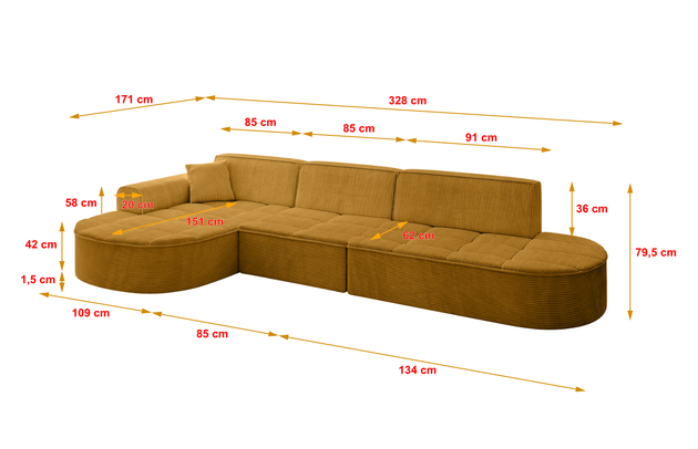 Ecksofa TARO-L2 - 4