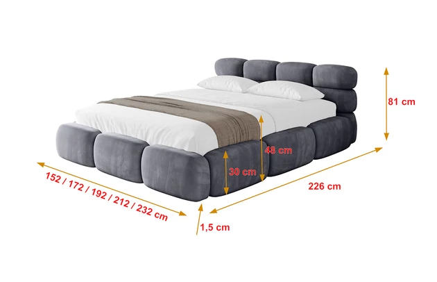 Polsterbett NOMA-v1 - 4