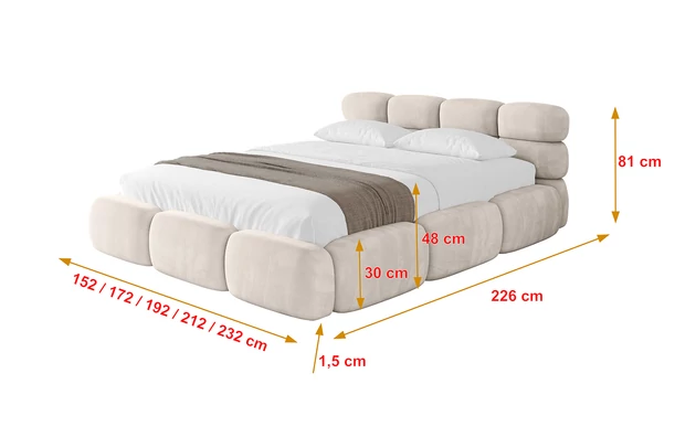 Polsterbett NOMA-v1 - 4