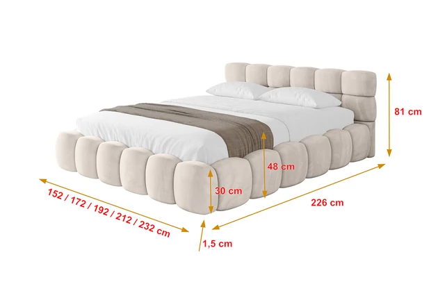Polsterbett LEYA-v1 - 4