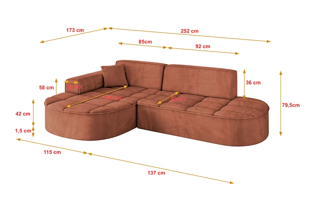 Ecksofa LIVO-L1 - 4