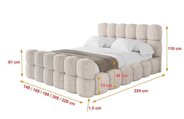 Polsterbett LEYA-Z - 4