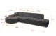 Ecksofa ARRIO-L2