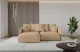 Bezug: Samt, Farbe: Beige - Kronos 35, Stellvariante: Ottomane Links, Stoffbeschreibung: KRONOS: Scheuerfester (50.000 Martindale-Zyklen), flauschiger Möbelstoff mit weicher Plüschoberfläche, lichtecht (5), reibecht (4-5), pillingarm (4). Gewicht 275 g/m2 ±5%., Materialzusammensetzung: 100% Polyseter, Pilling Resistenz: 5, Abriebfestigkeit: 4, Scheuerbeständigkeit: 50000 Martindale-Zyklen, Ausstattung: Kissen, Zimmer: Wohnzimmer, Tiefe: 177 cm, Breite: 216 cm, Höhe: 72 cm, Länge der Schlaffläche: 202 cm, Breite der Schlaffläche: 158 cm, Liegehöhe: 42 cm, Anzahl der Sitzflächen: 4, Sitzfüllung: Wellenfeder + HR35 und T30-Schaum, Anzahl der Rückenkissen: 5, Art der Rückenkissen: Rückenkissen, Annzahl der Sitzkissen: 2, Anzahl der Zierkissen: 2, Tiefe der Armlehnen: 123 cm, Breite der Armlehnen: 7 cm, Höhe der Armlehnen: 60 cm, Breite der Ottomane: 101 cm, Tiefe der Ottomane: 158 cm, Tiefe der Sitzfläche: 114 cm, Sitzhöhe: 42 cm, Art des Stauraumes: Innenfach geschlossen, Material der Füße: Kunststoff, Höhe der Füße: 5 cm, Farbe der Füße: Schwarz, Schlaffunktion: Mit Schlaffunktion - 1