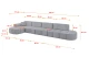 Ecksofa LIVO-L3