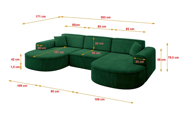 Wohnlandschaft MARI-U1 - 4